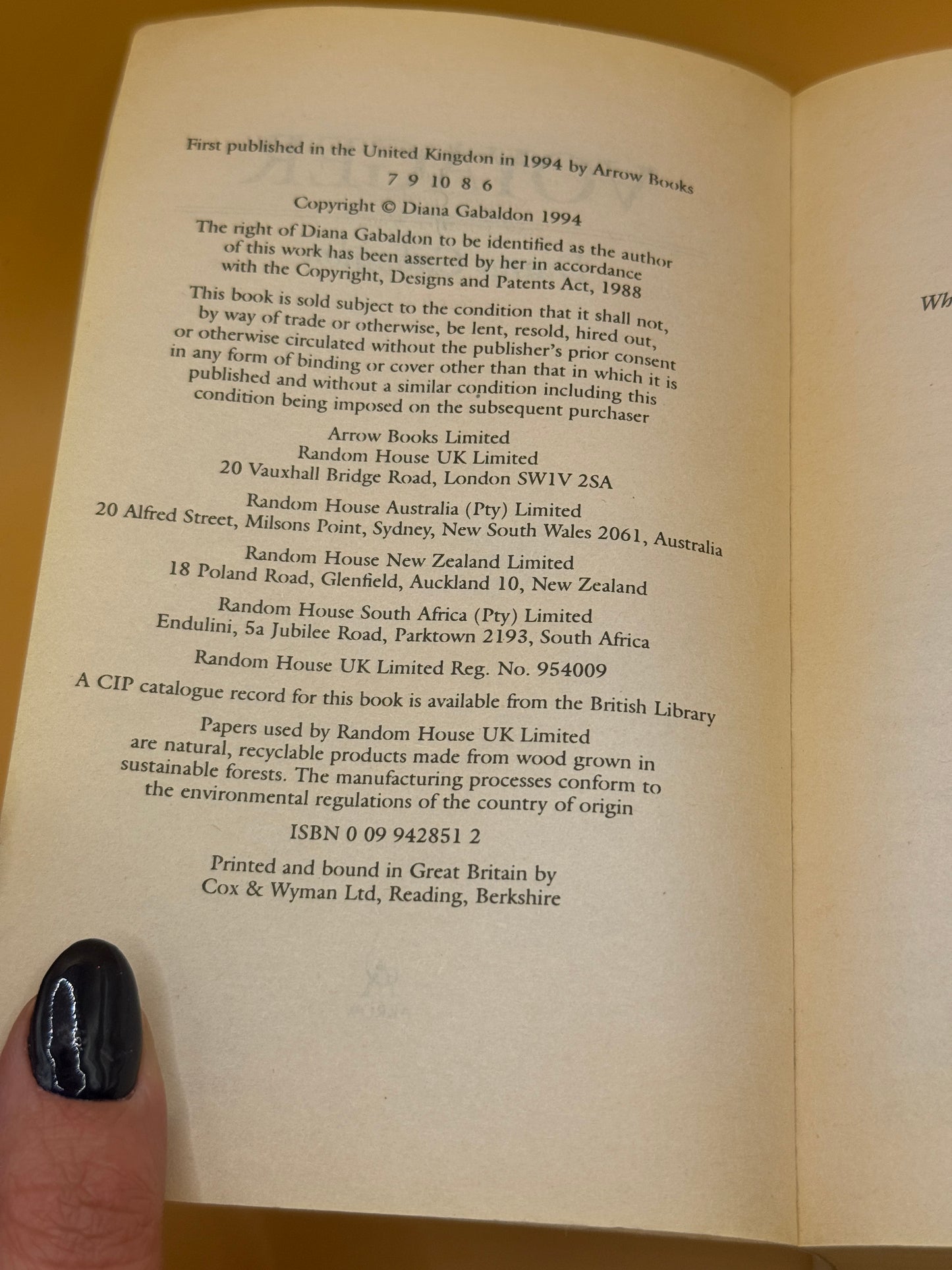 Voyager by Diana Gabaldon