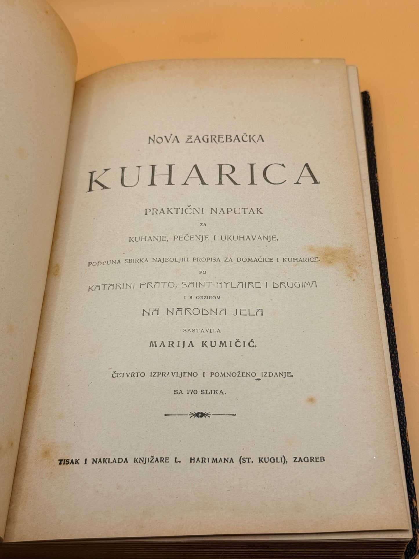 Kuharica by Marija Kumičić - Croatian Language