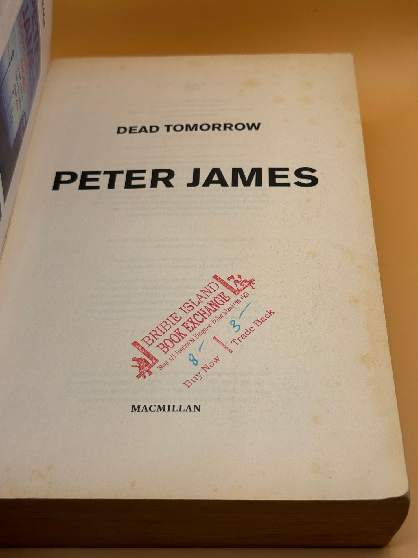 Dead Tomorrow by Peter James
