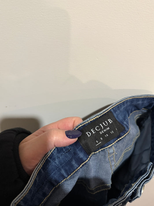 Decjuba Distressed Denim Jeans Size 6