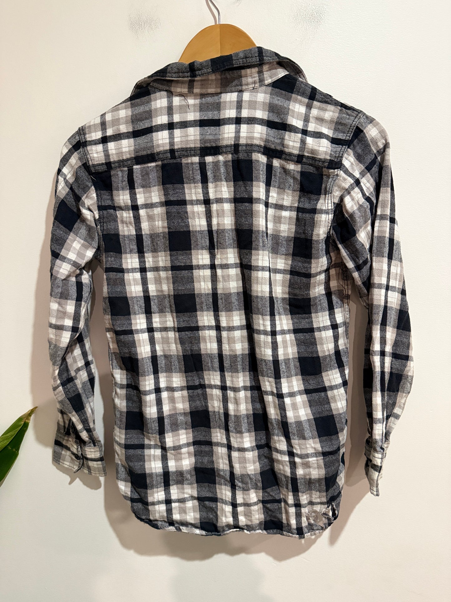 WZ Checkered Flannel Shirt Size 14