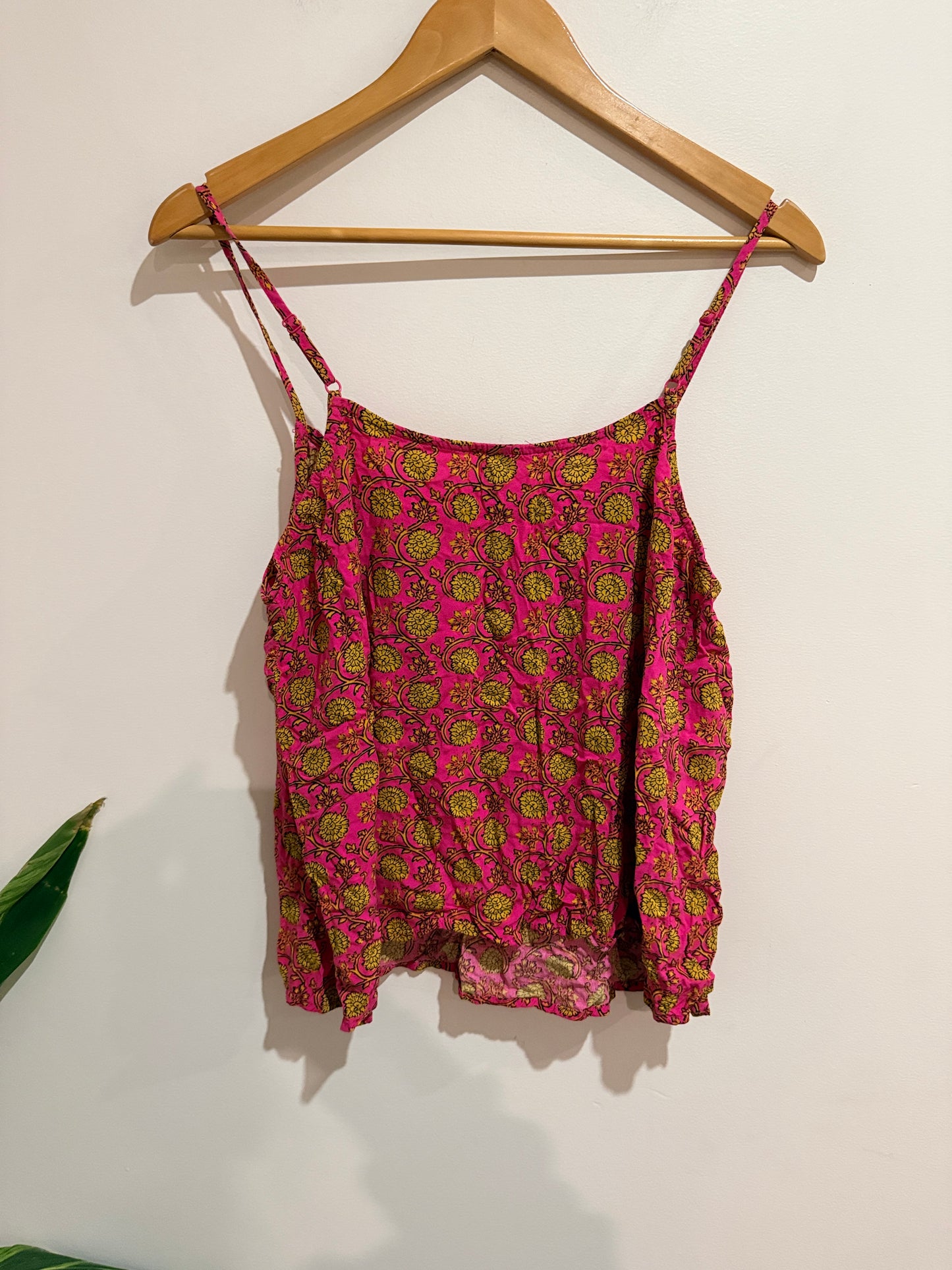 H&H Floral Print Cami Pink Size 16