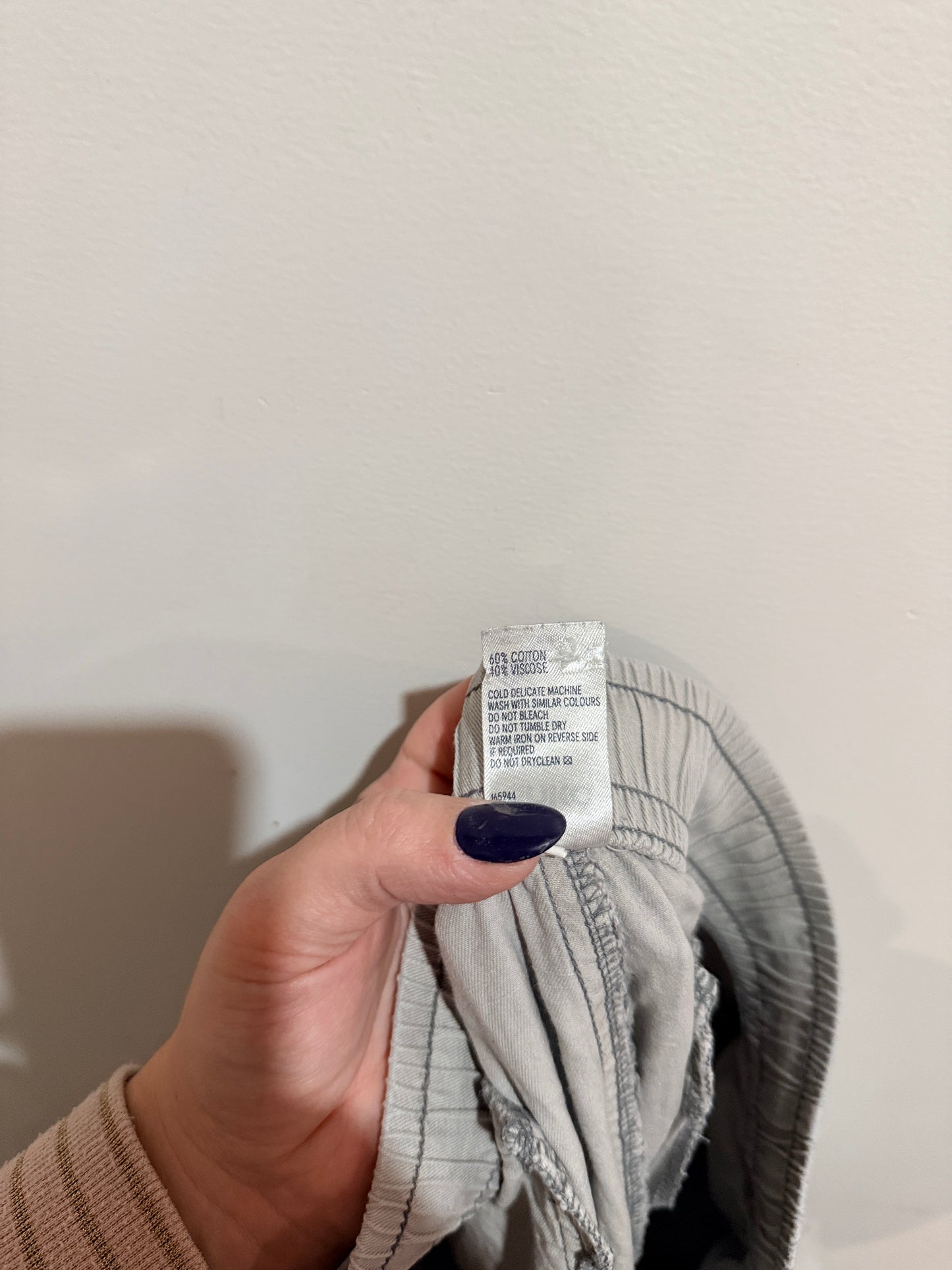 Anko Cargo Pants Grey Size 8