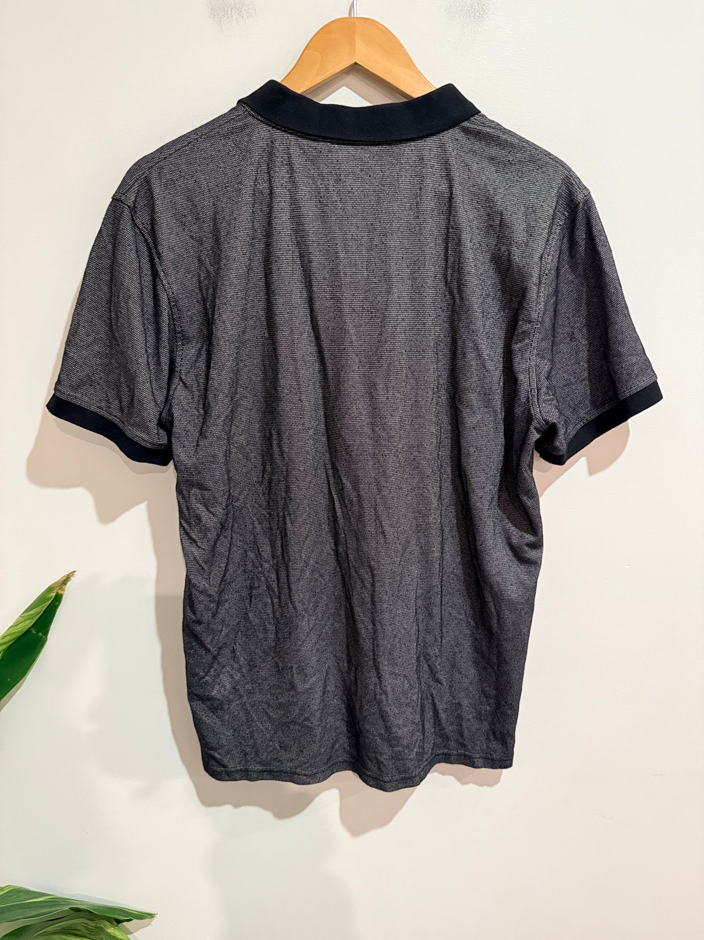 Pilgrim Textured Polo Grey Size L
