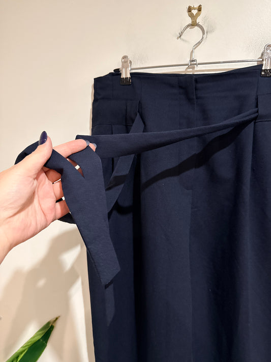 ASOS Navy Tapered Trousers Size 12