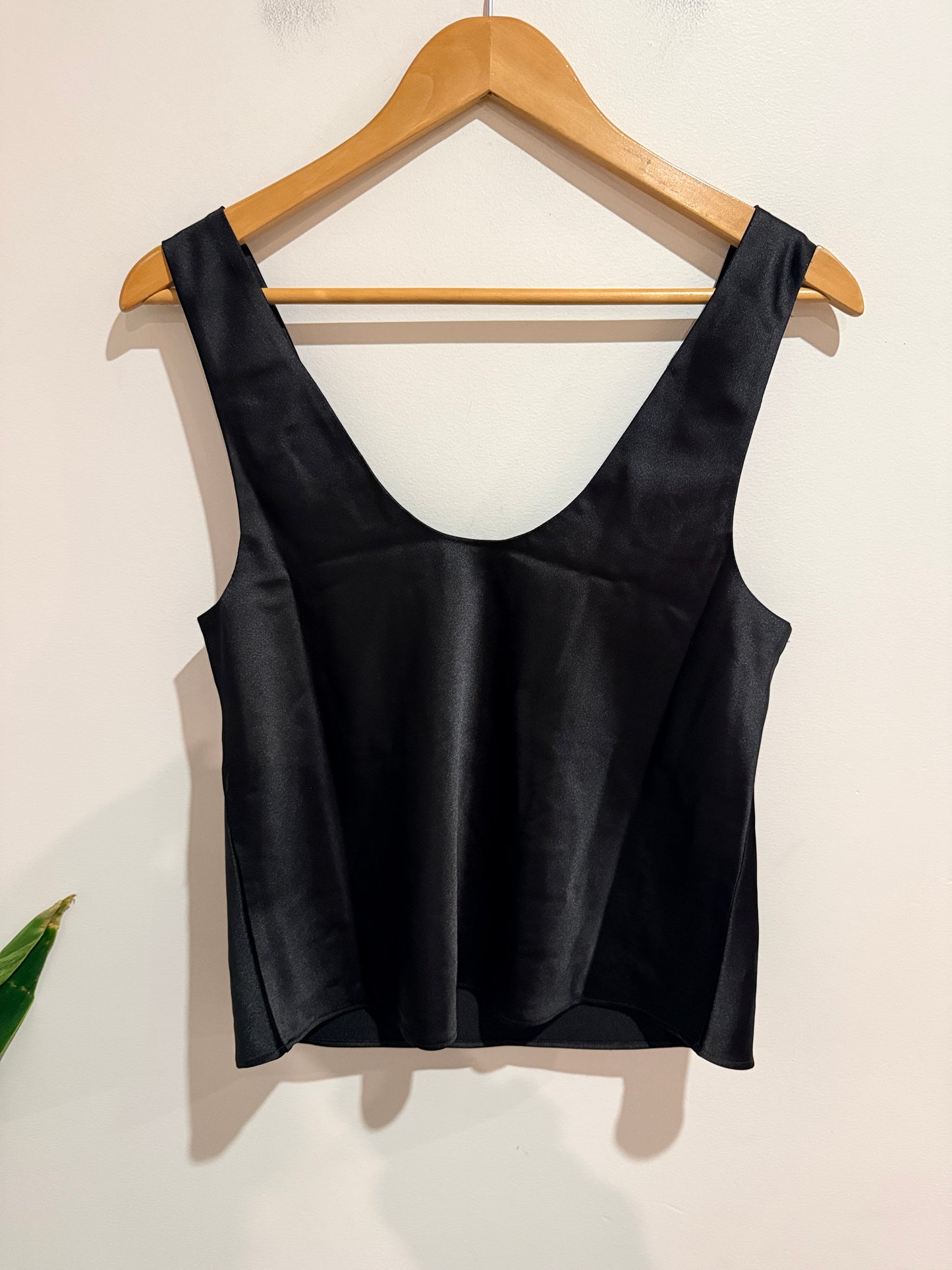 ASOS Design Satin Scoop Neck Tank Top Size 10