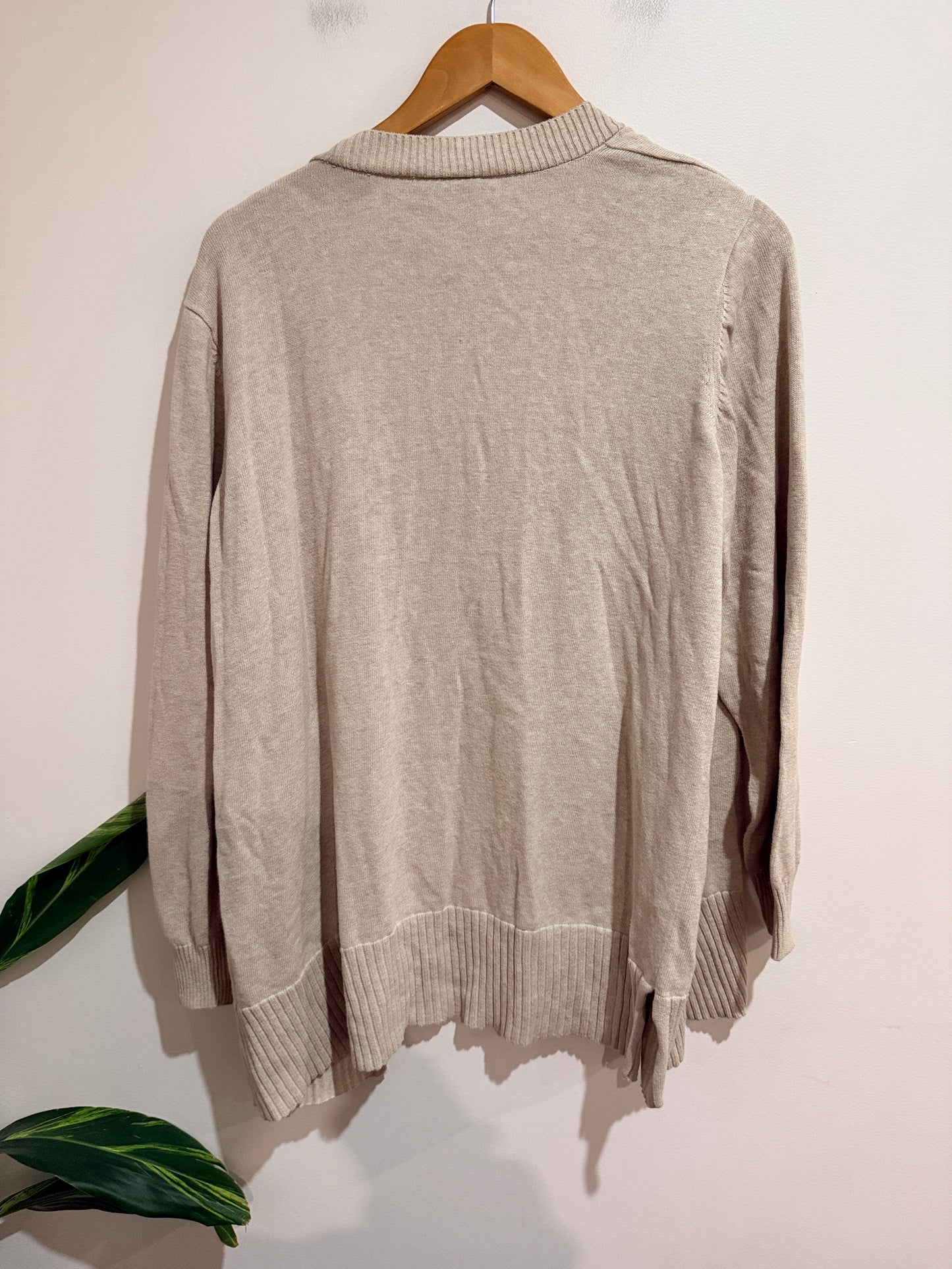 St John's Bay Knit Cardigan Size PXL