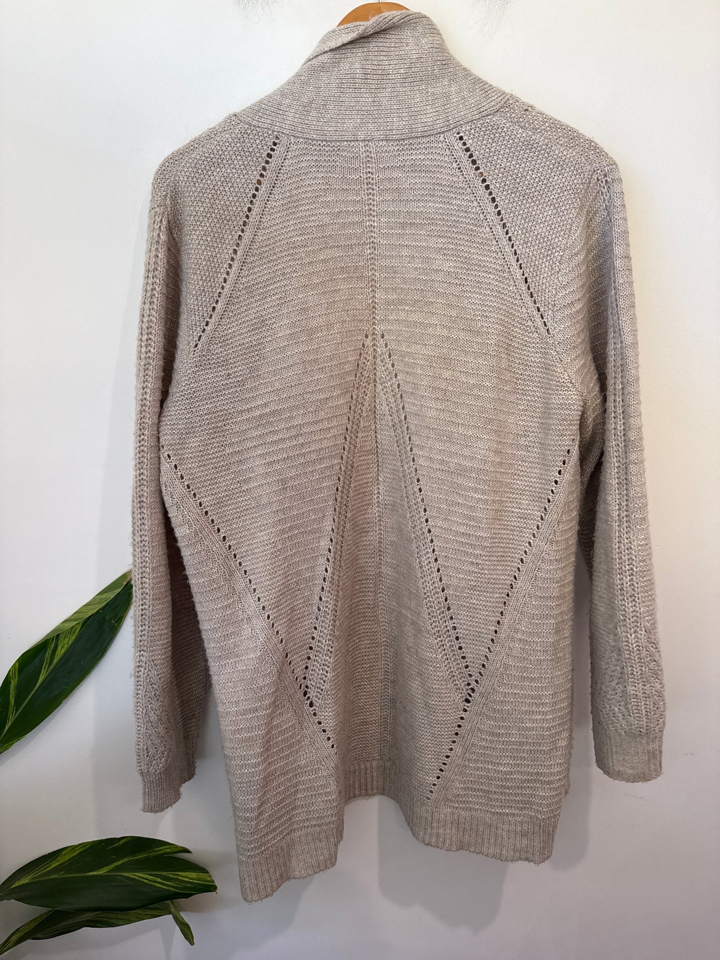 Ella J Open-front Knit Cardigan Size 14