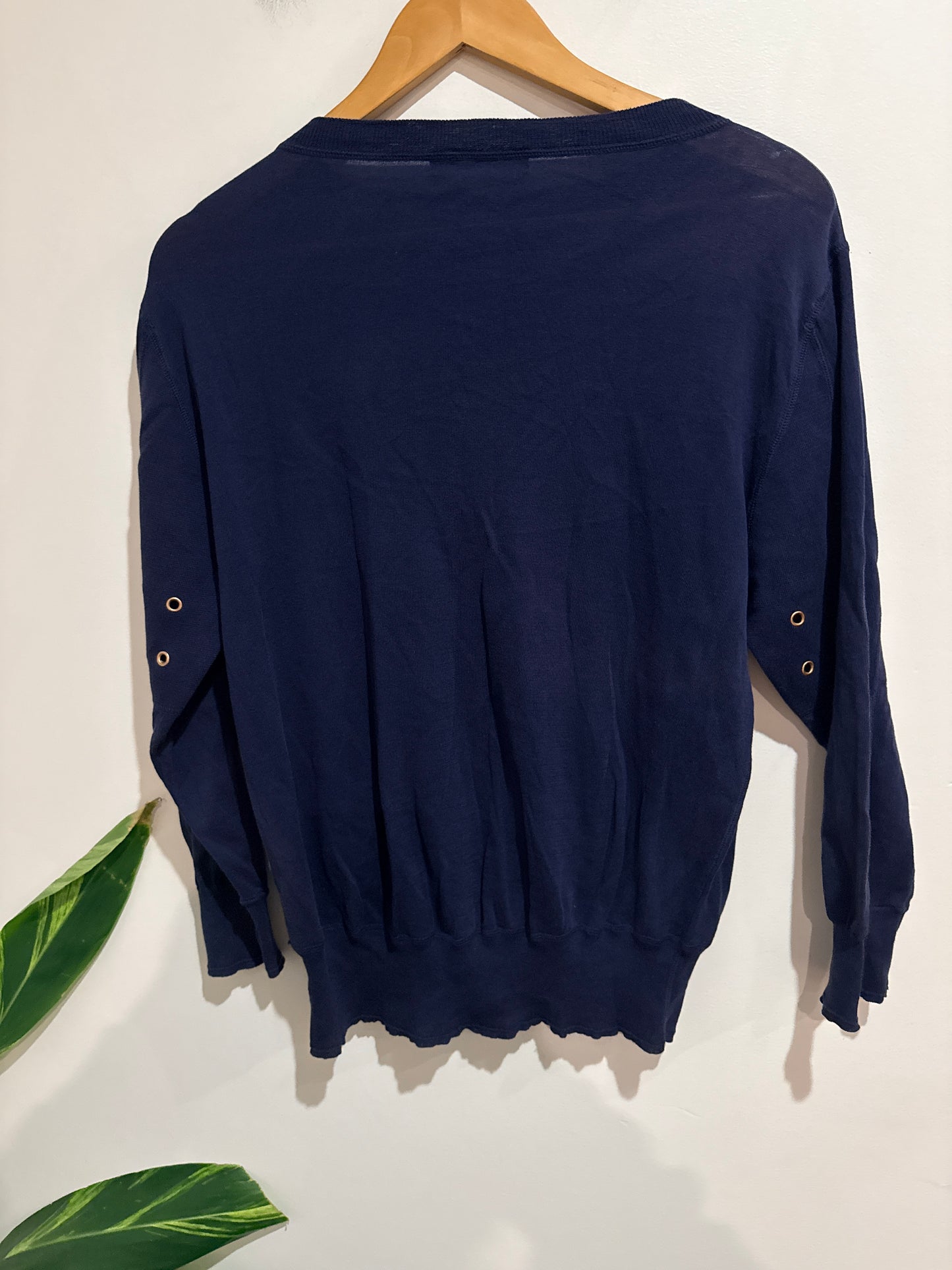 Jac+jack Cotton Crew Neck Jumper Size S