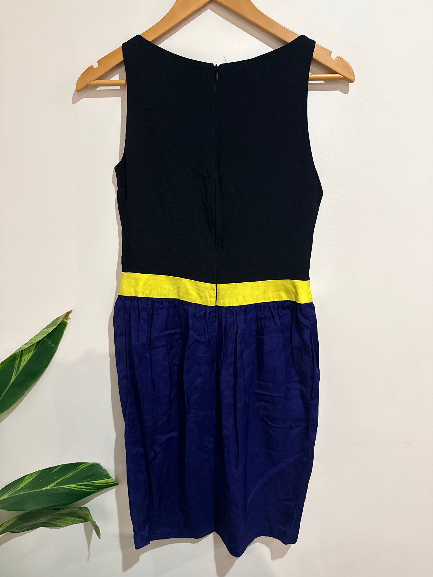 Martin Grant Paris Colour-block Sleeveless Shift Dress Size 38