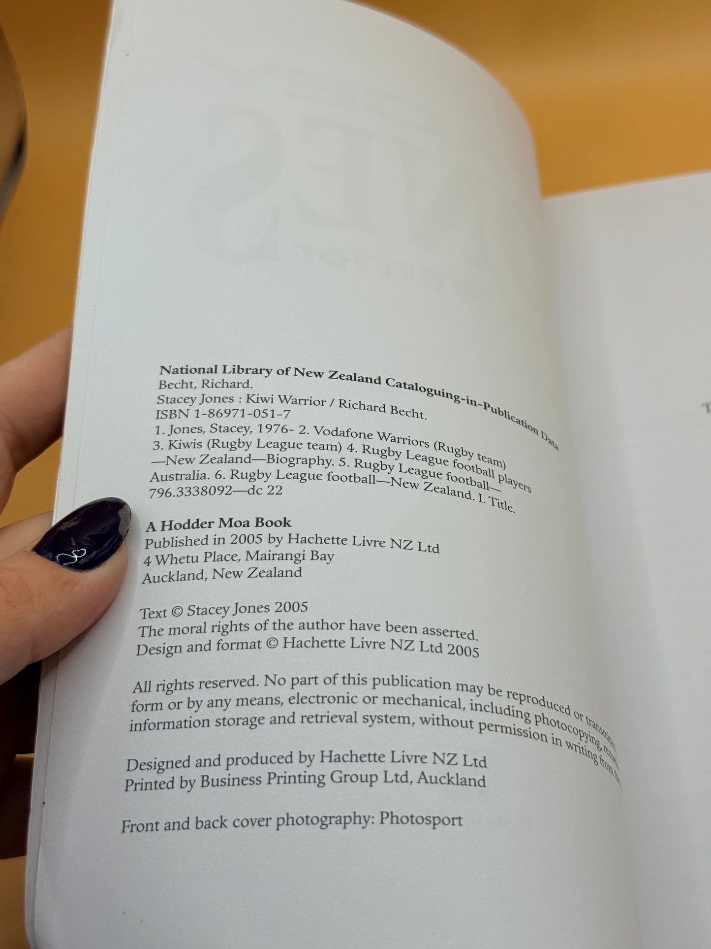 Stacey Jones: Kiwi Warrior by Stacey Jones with Richard Becht