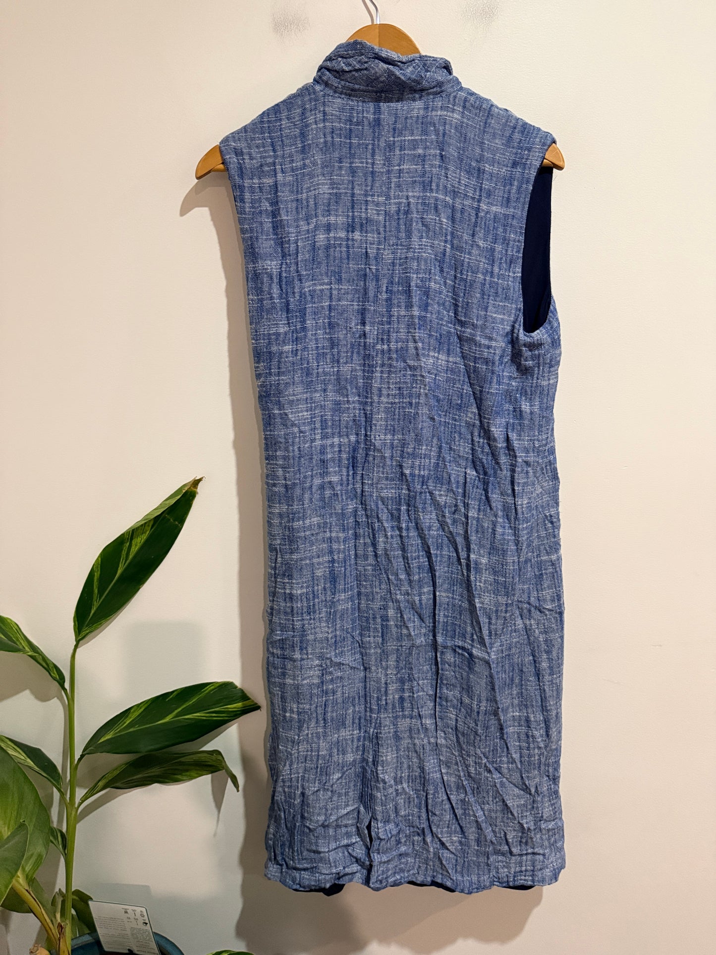 ASOS Blue Chambray Wrap Dress | UK 12