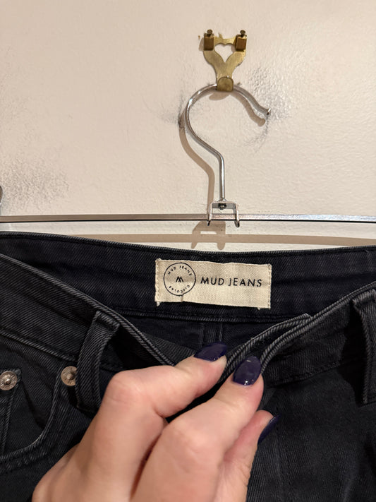 MUD Jeans Black Boyfriend Jeans | W28 L30