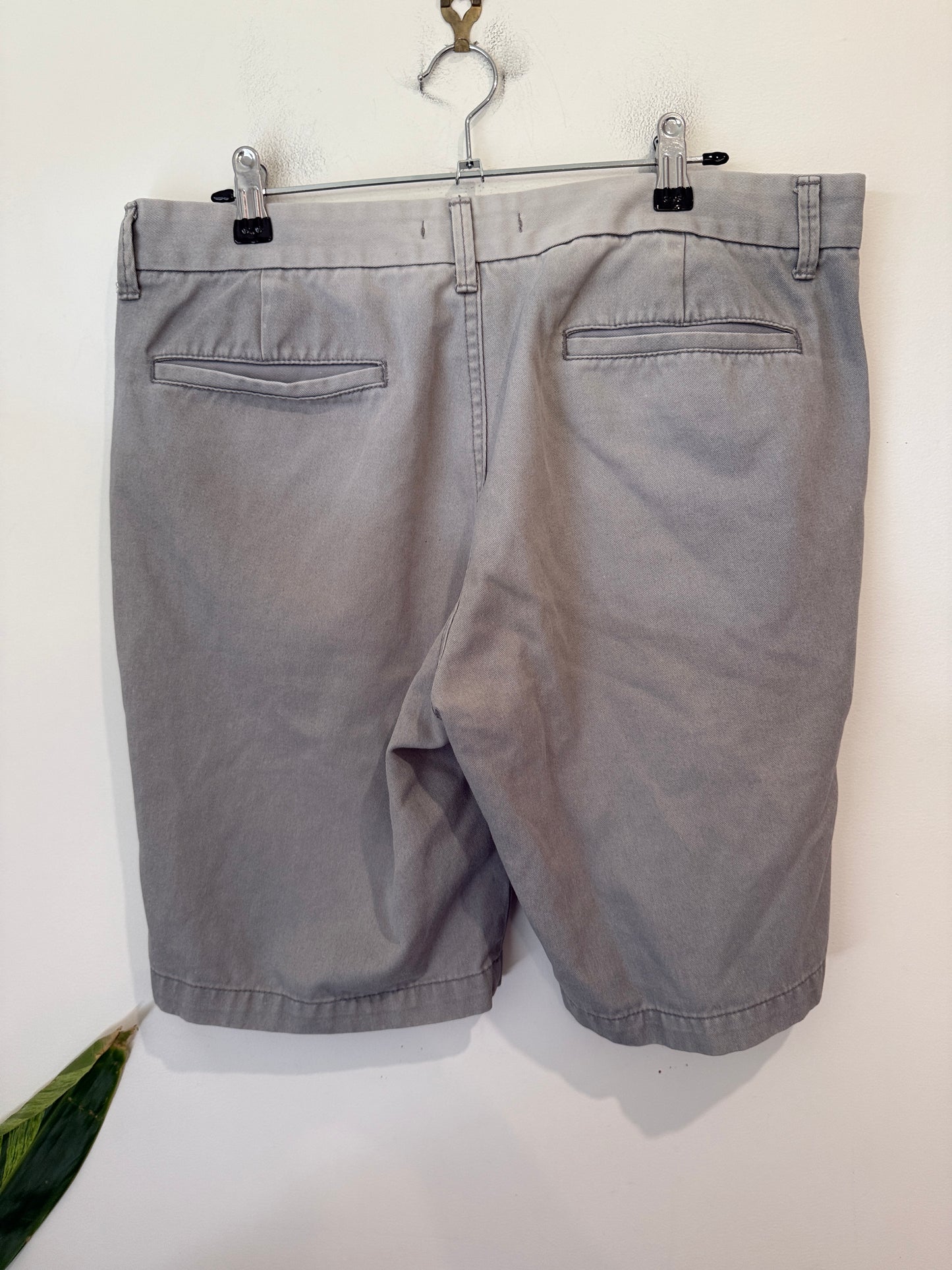 Pilgrim Men's Grey Chino Shorts - Size 34