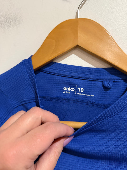 Anko Active Running Top Size 10