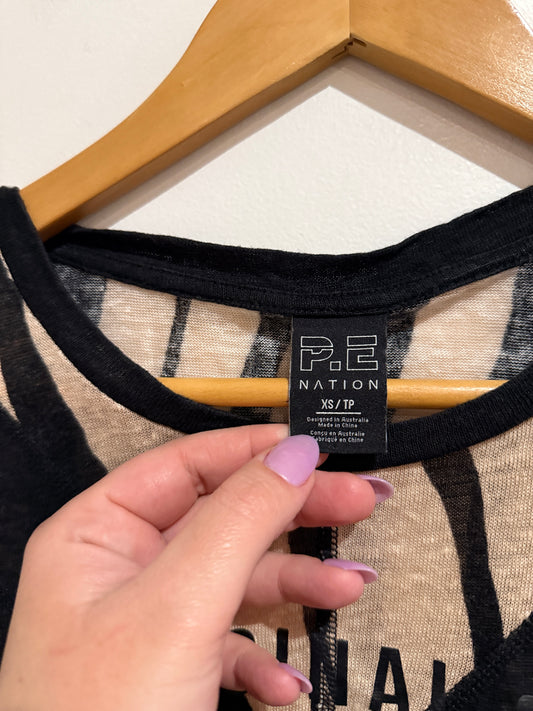 P.E Nation Long Sleeve Top Size XS/TP