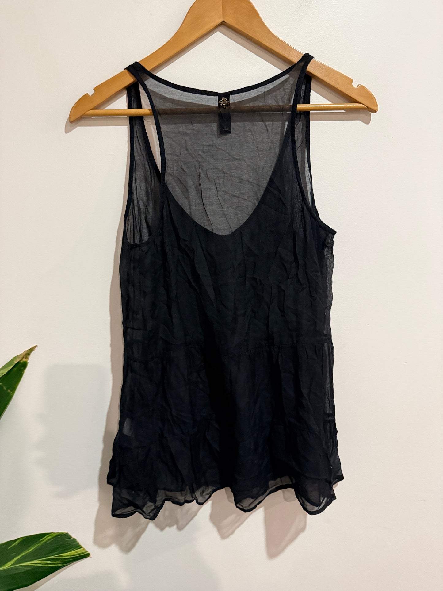 Lily Jean Semi-sheer Tank Top Size U/Arm to U/Arm 44cm