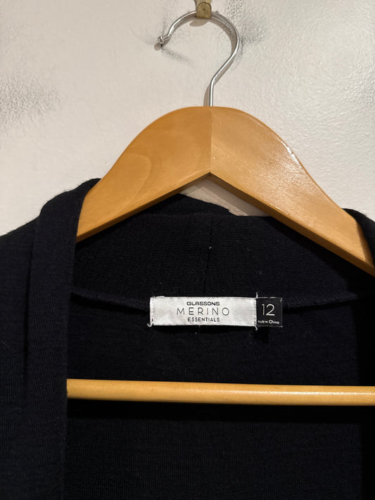 Glassons Open-front Cardigan Size 12
