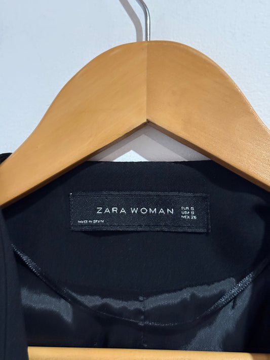 Zara Open-front Draped Blazer Size S