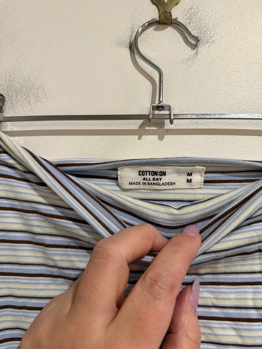 Cotton:On Size M Striped Tube Top