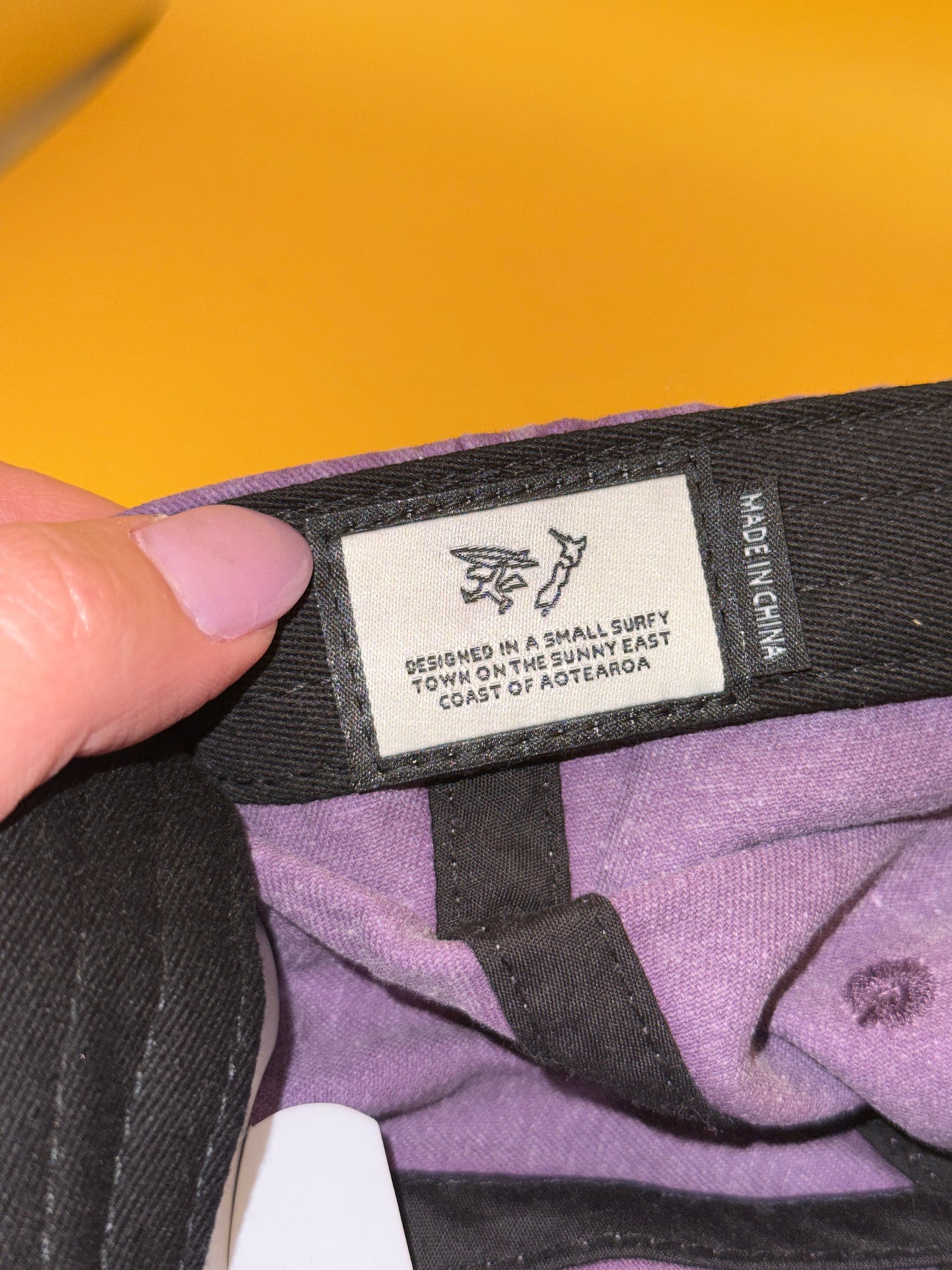 Shaggy Aotearoa Locals Only Purple Baseball Cap