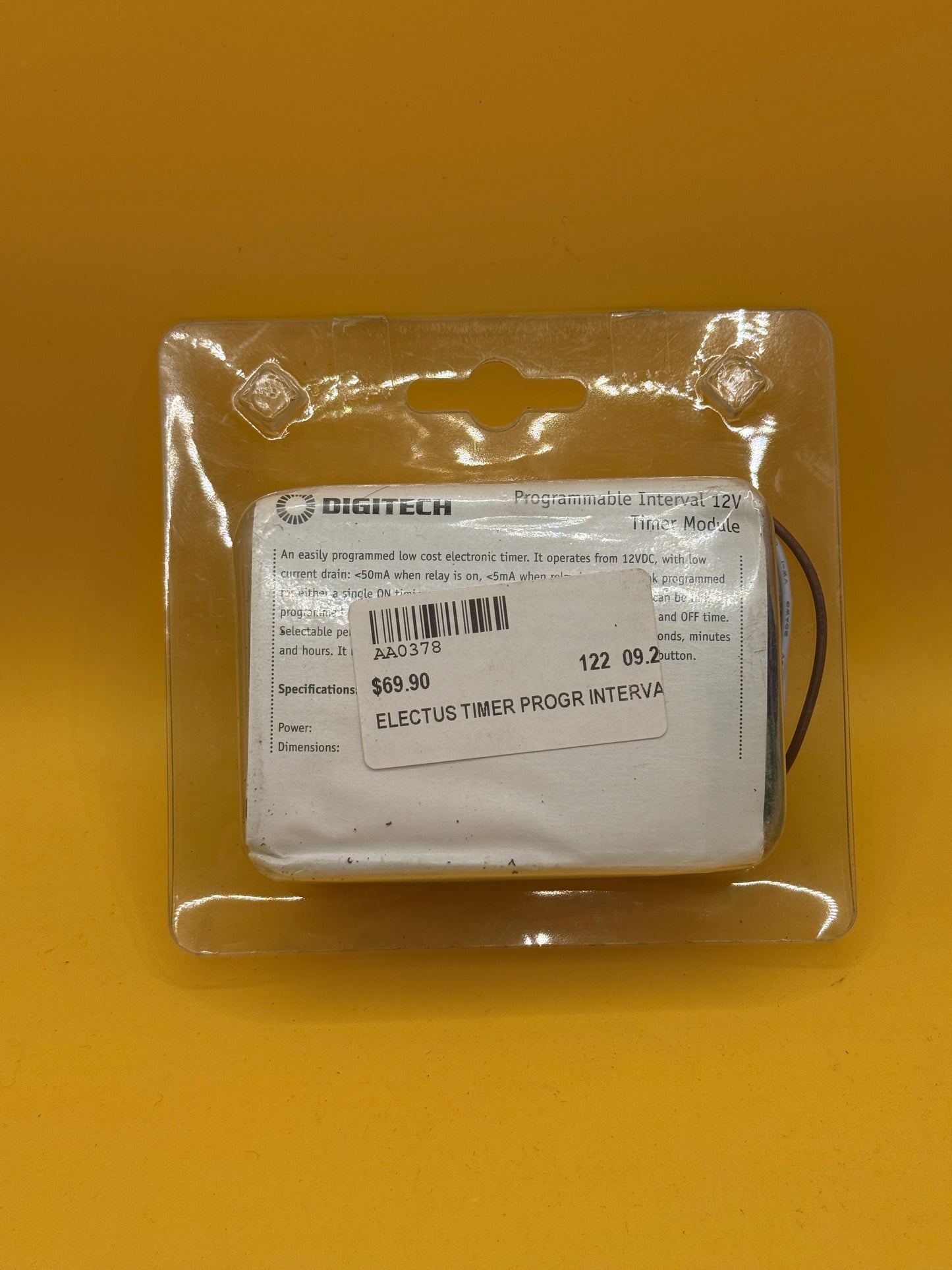 Digitech Programmable Interval 12V Timer Module