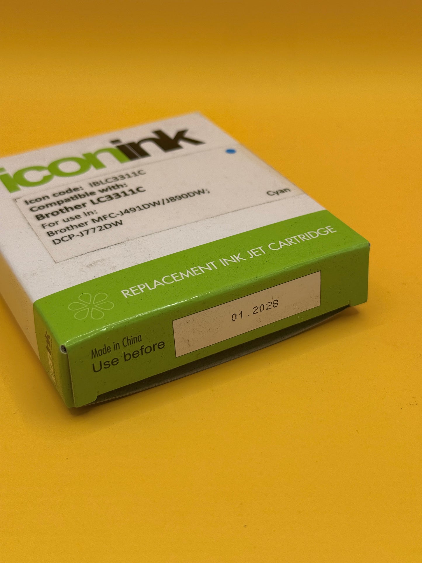 Icon Ink Brother LC3311 Compatible Cyan Ink Cartridge