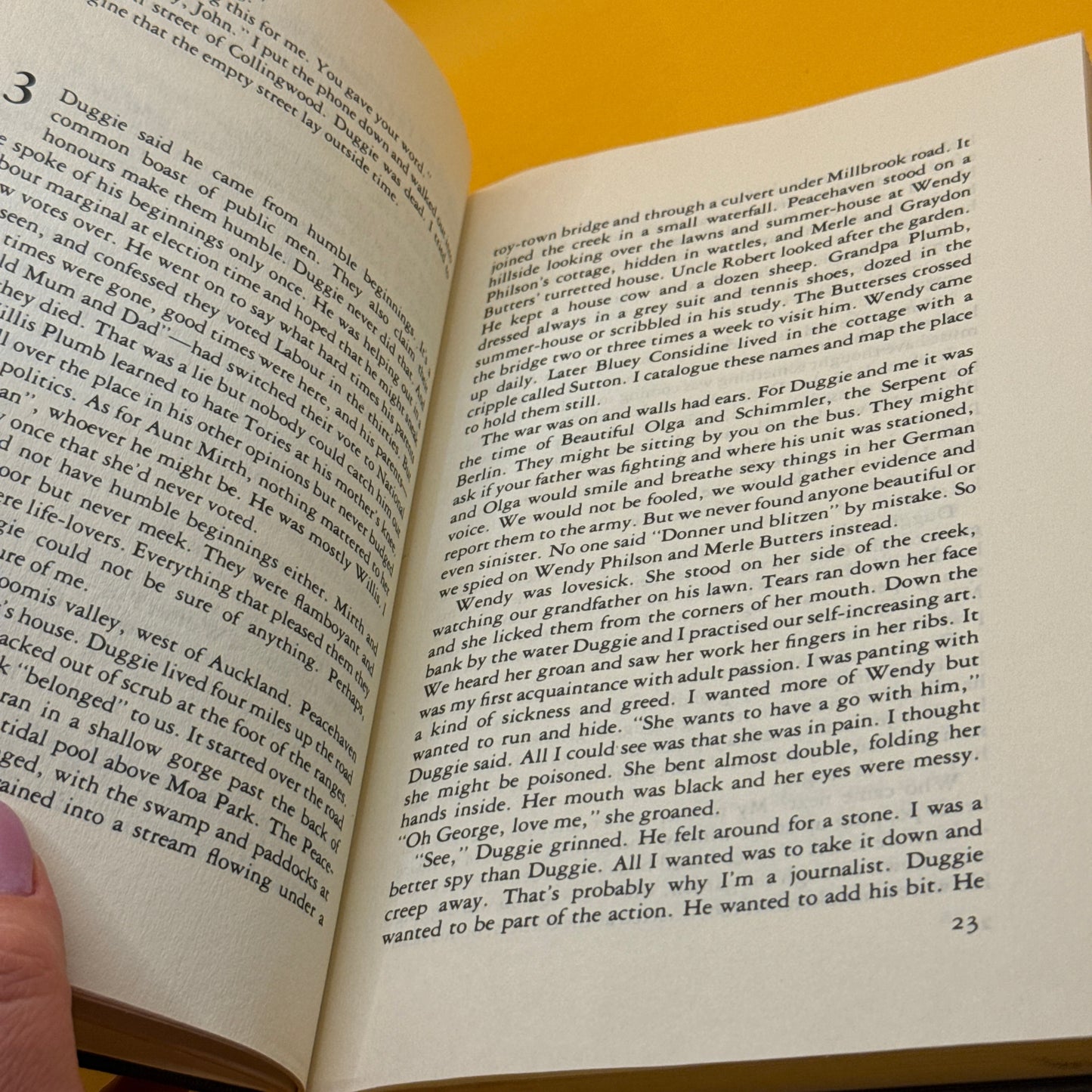 Sole Survivor by Maurice Gee (First US Edition)
