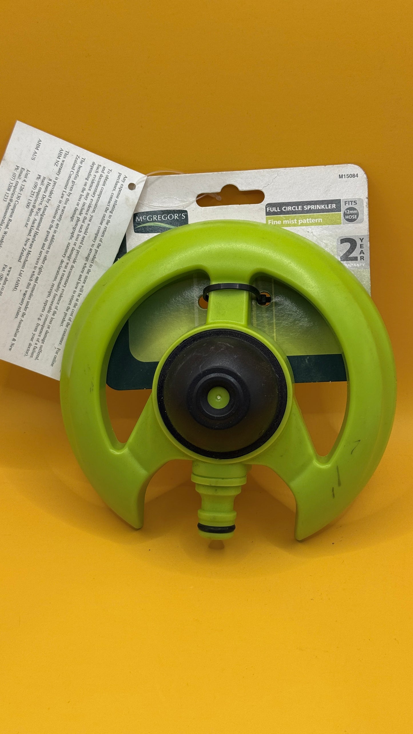McGregor’s Full Circle Fine Mist Sprinkler 12mm