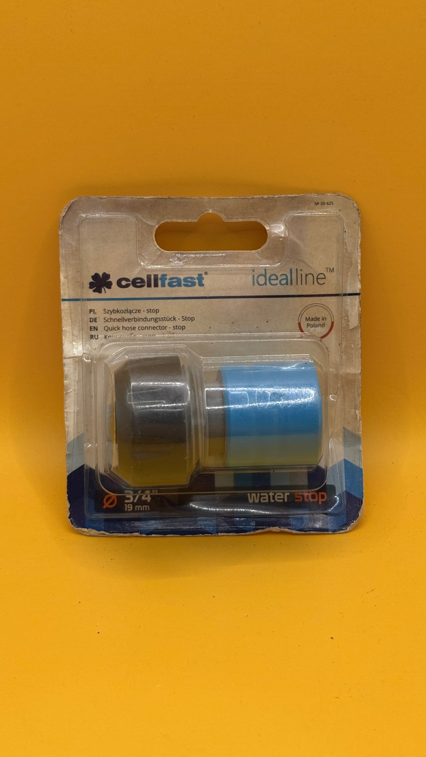 Cellfast Idealline 3/4in Quick Hose Connector with Stop