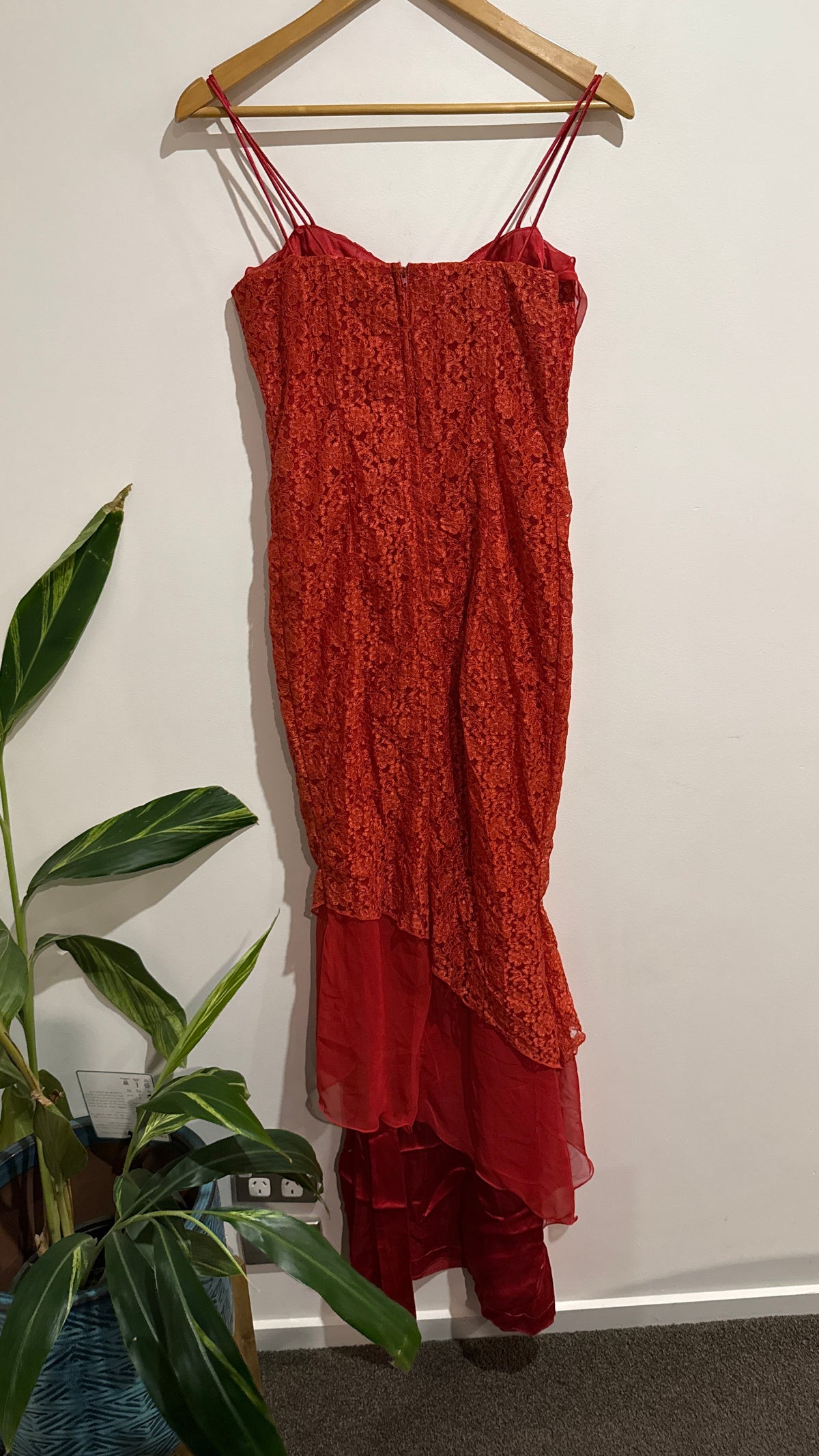 Jill Demchy Design Size U/Arm to U/Arm 40cm Lace Ruffle Dress