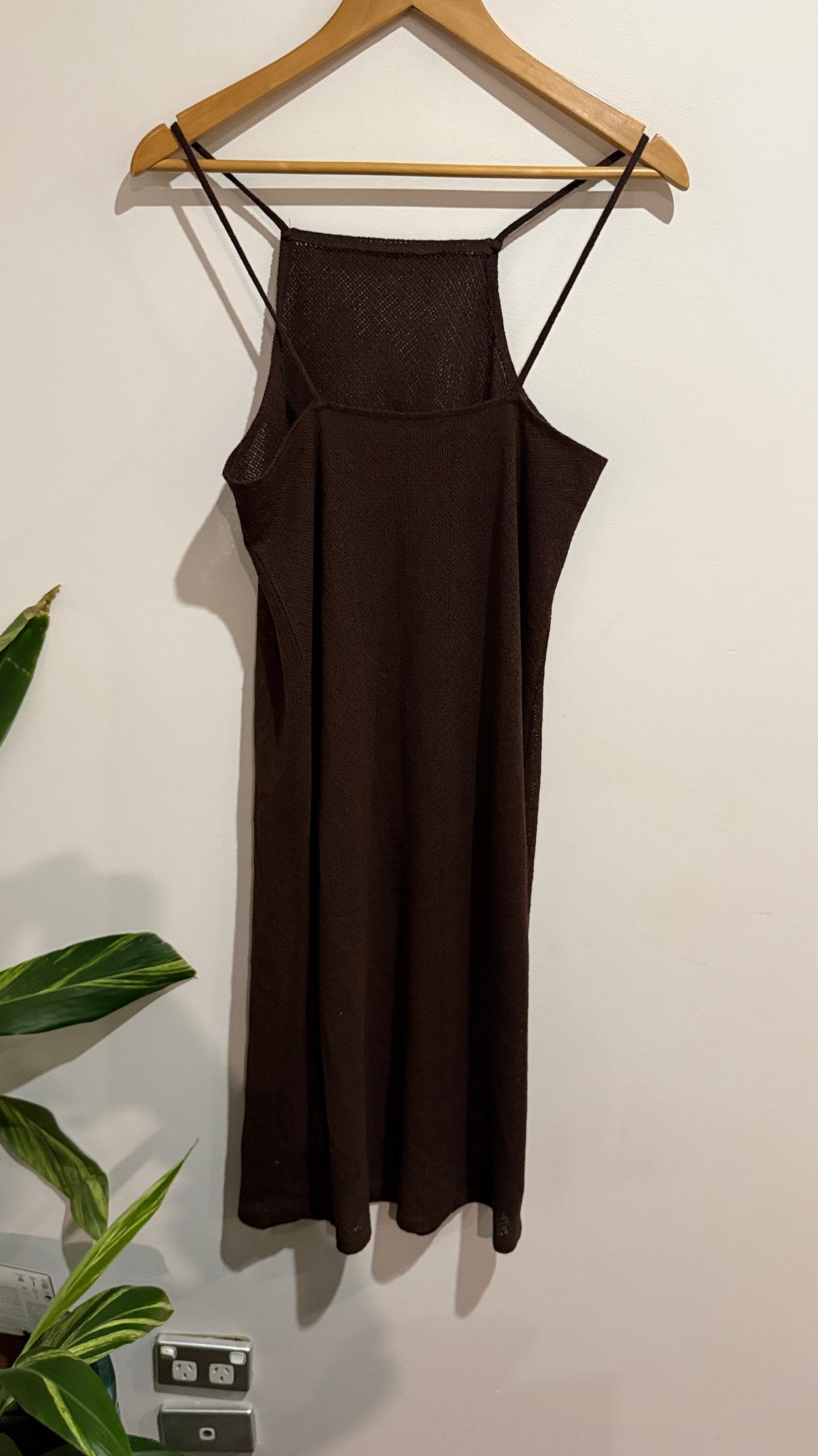 Zara Size U/Arm to U/Arm 43cm Knit Halter Dress