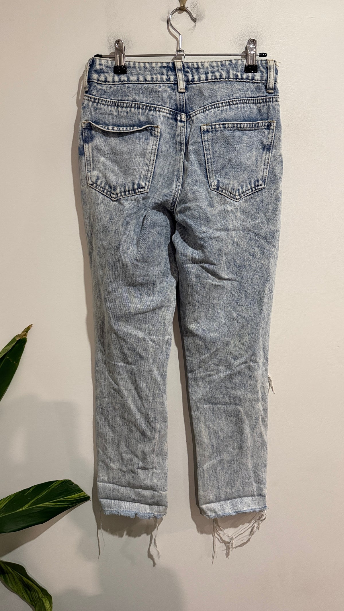 MRP Size 28 Boyfriend Low Rise Ripped Jeans