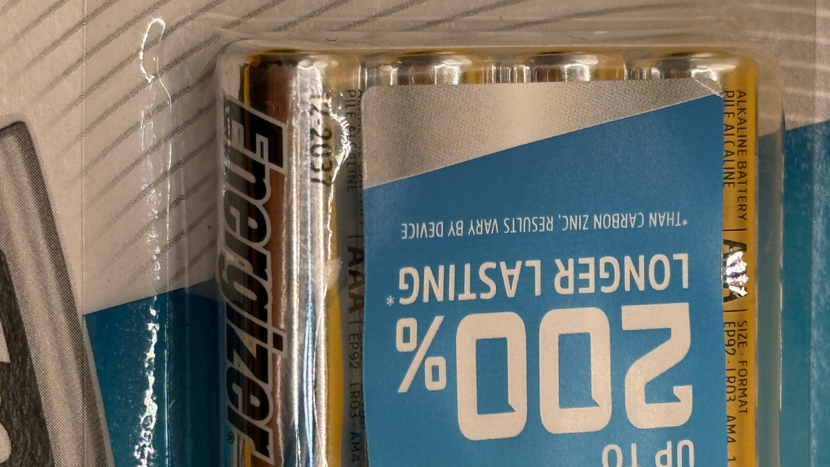 Energizer Max AAA Alkaline Batteries 2 Pack