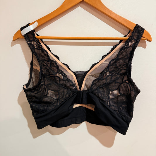 Playtexform Black Lace Bra Size 18DD