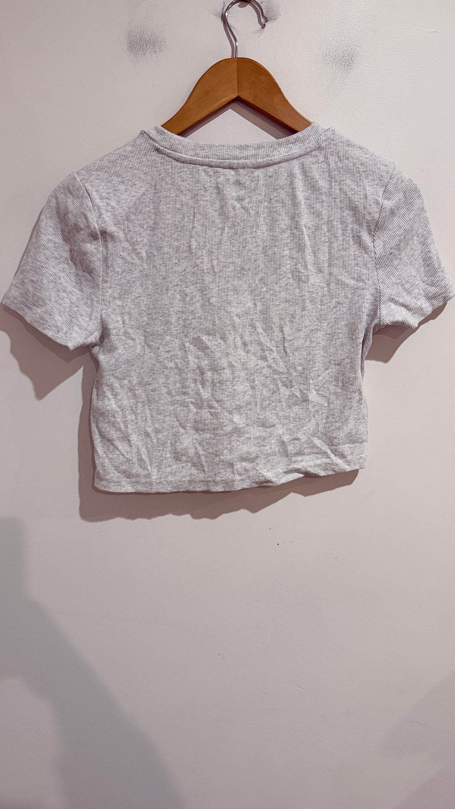 Anko Ribbed Crop Tee Size 14
