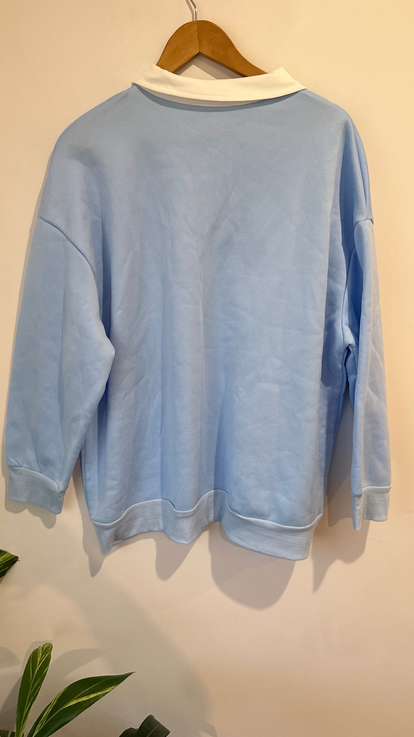 Brand Unknown Size 3XL | U/Arm to U/Arm 70cm New York Collared Sweatshirt