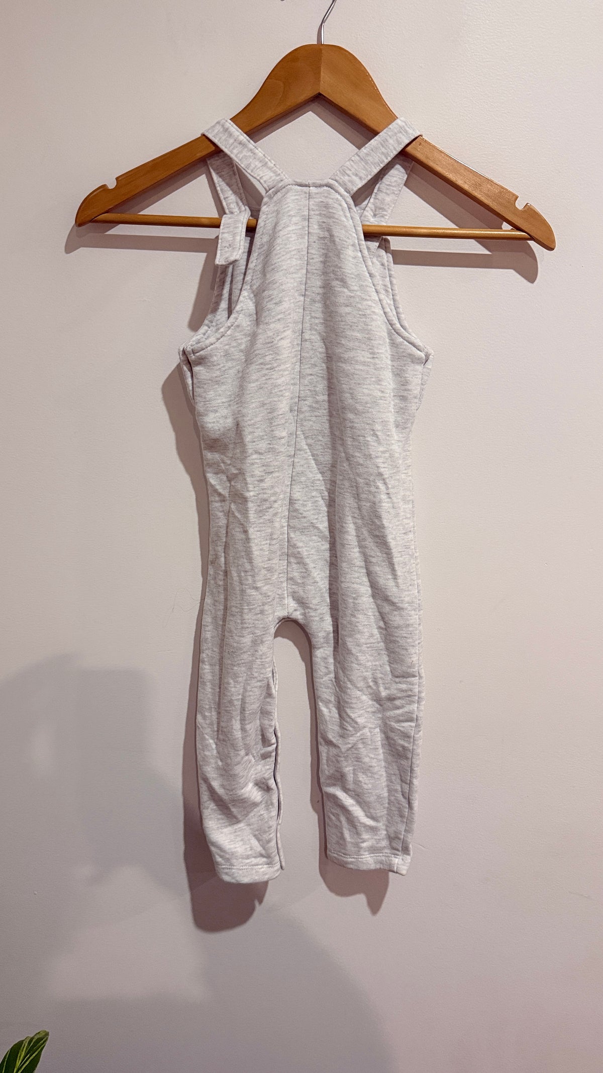 Anko Baby Grey Bear Dungarees - Size 2