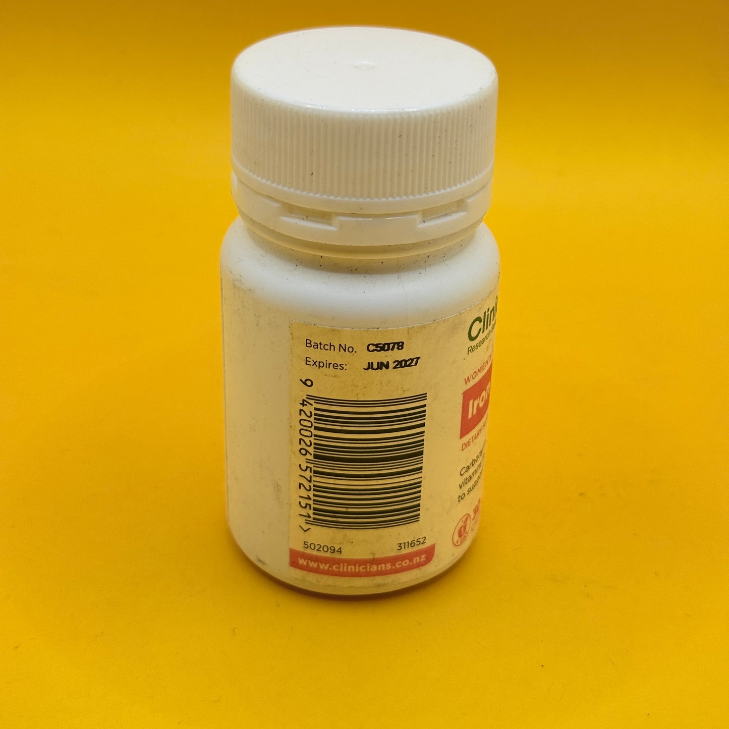 Clinicians Women's Health Iron Boost 30 Vegetable Capsules