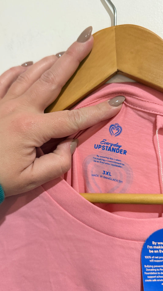Cotton On Everyday Upstander Pink T-Shirt Size 3XL