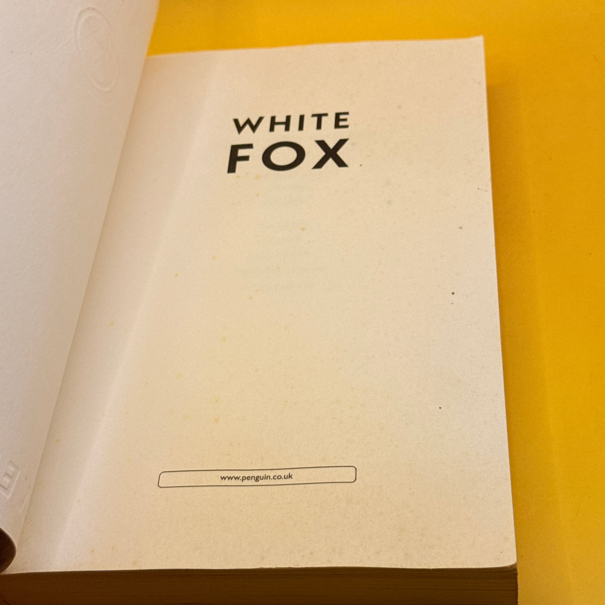 White Fox by Owen Matthews