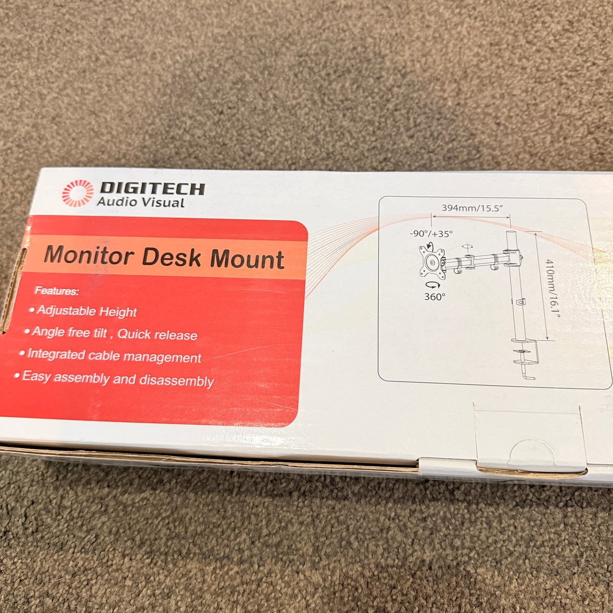 Digitech 13–27 Inch Monitor Desk Mount
