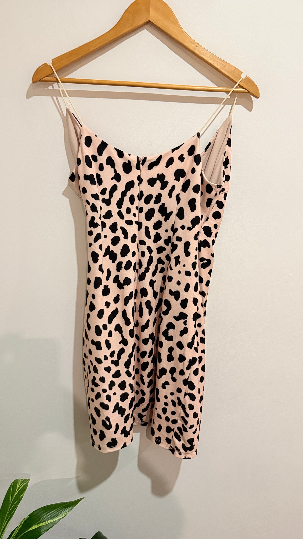 Luck & Trouble Leopard Print Slip Dress Size 8
