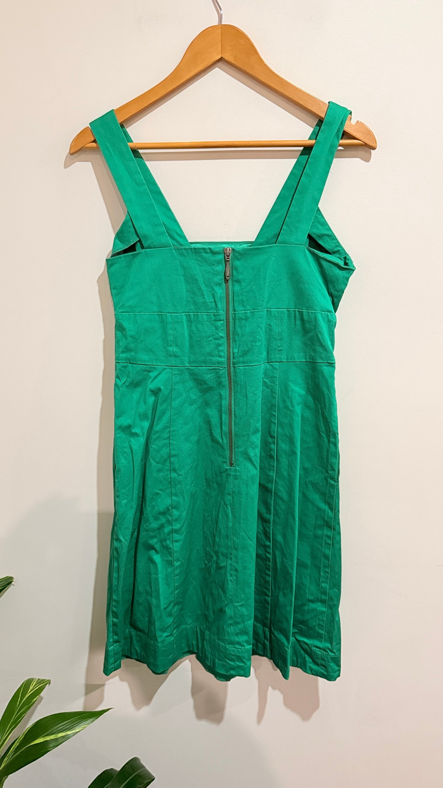Max Green Sleeveless Fit & Flare Dress Size 8