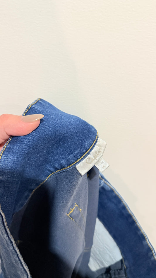Capture Blue Denim Skirt Size 14