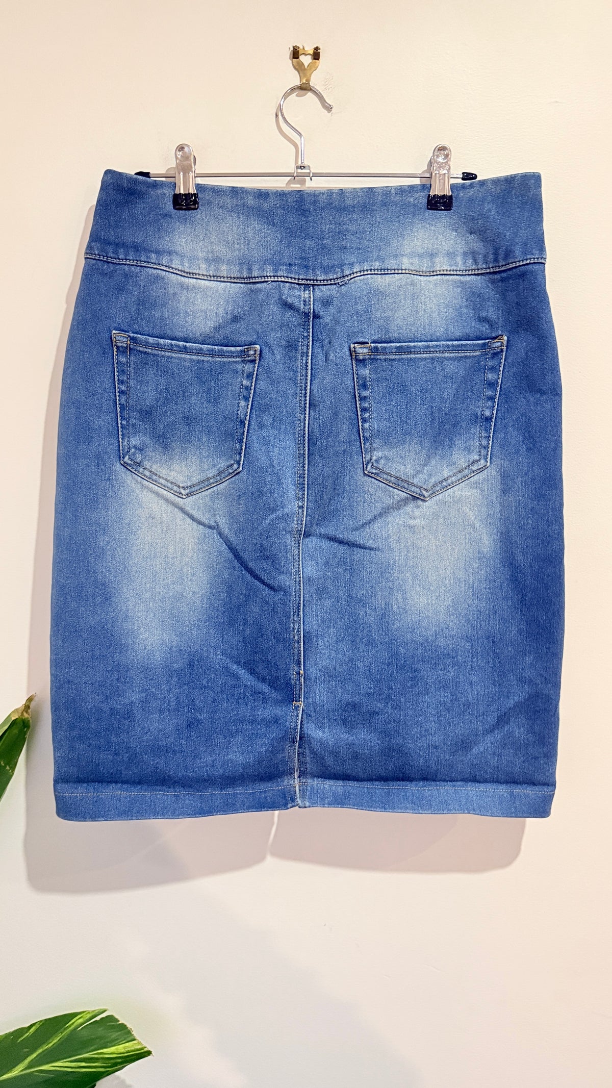 Capture Blue Denim Skirt Size 14