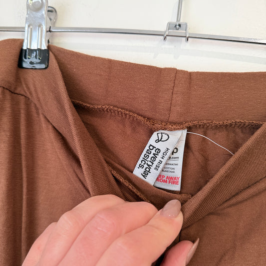 MRP Brown High Rise Pull On Pants Size L