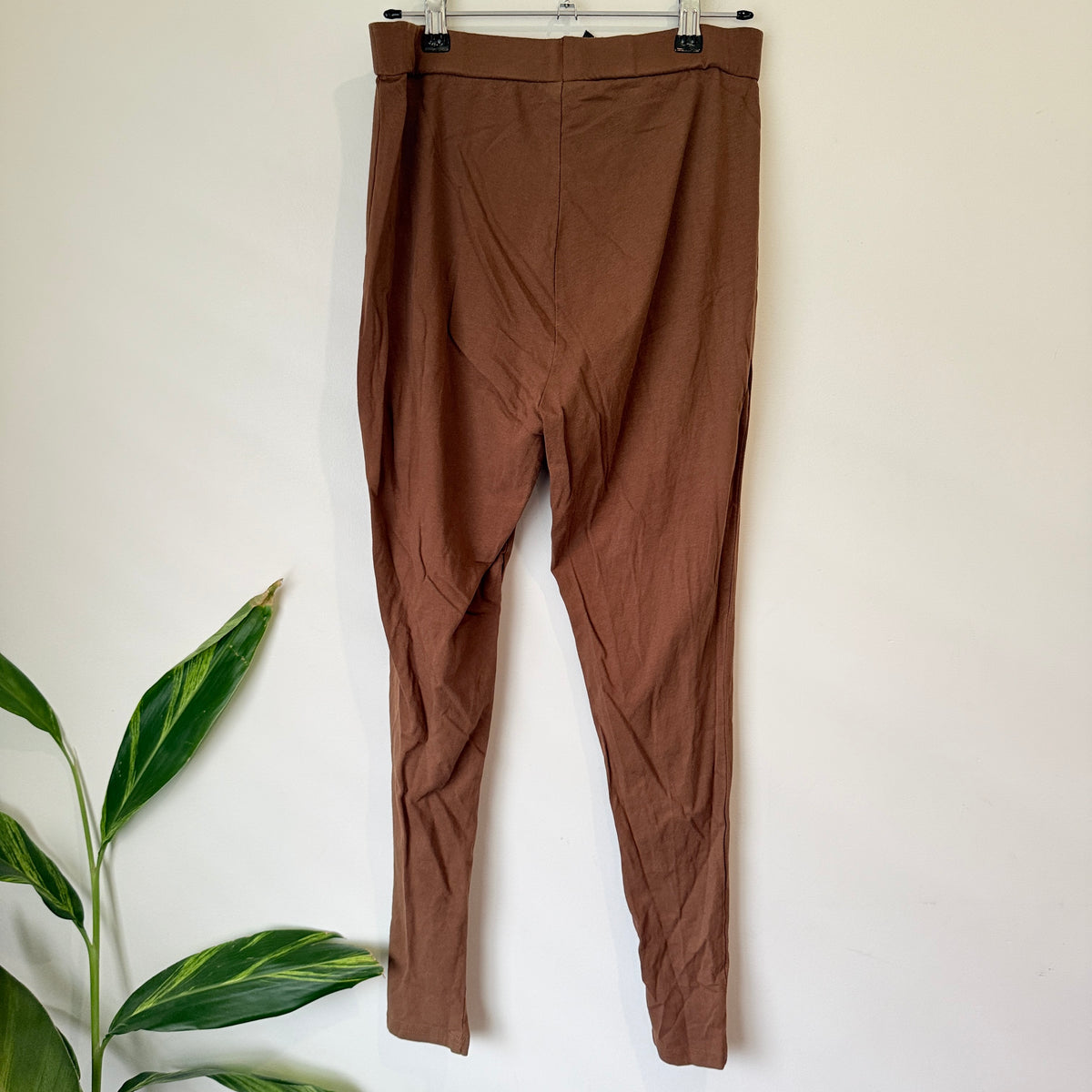 MRP Brown High Rise Pull On Pants Size L