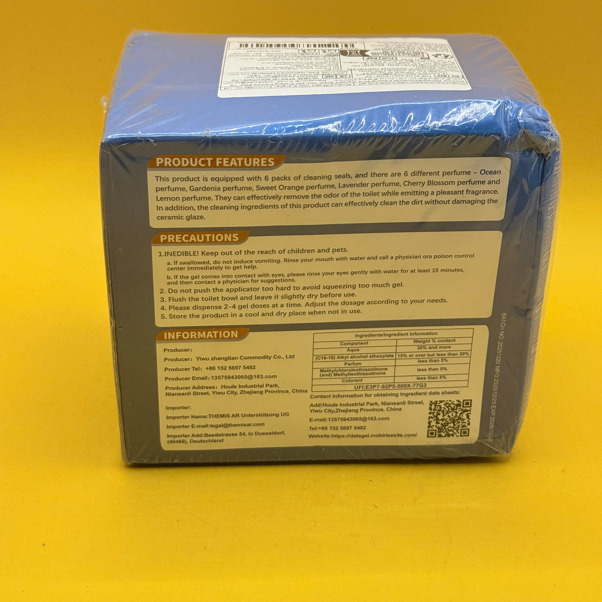 Toilet Gel Stamp Value Pack 6 x 60 g 84 Flowers