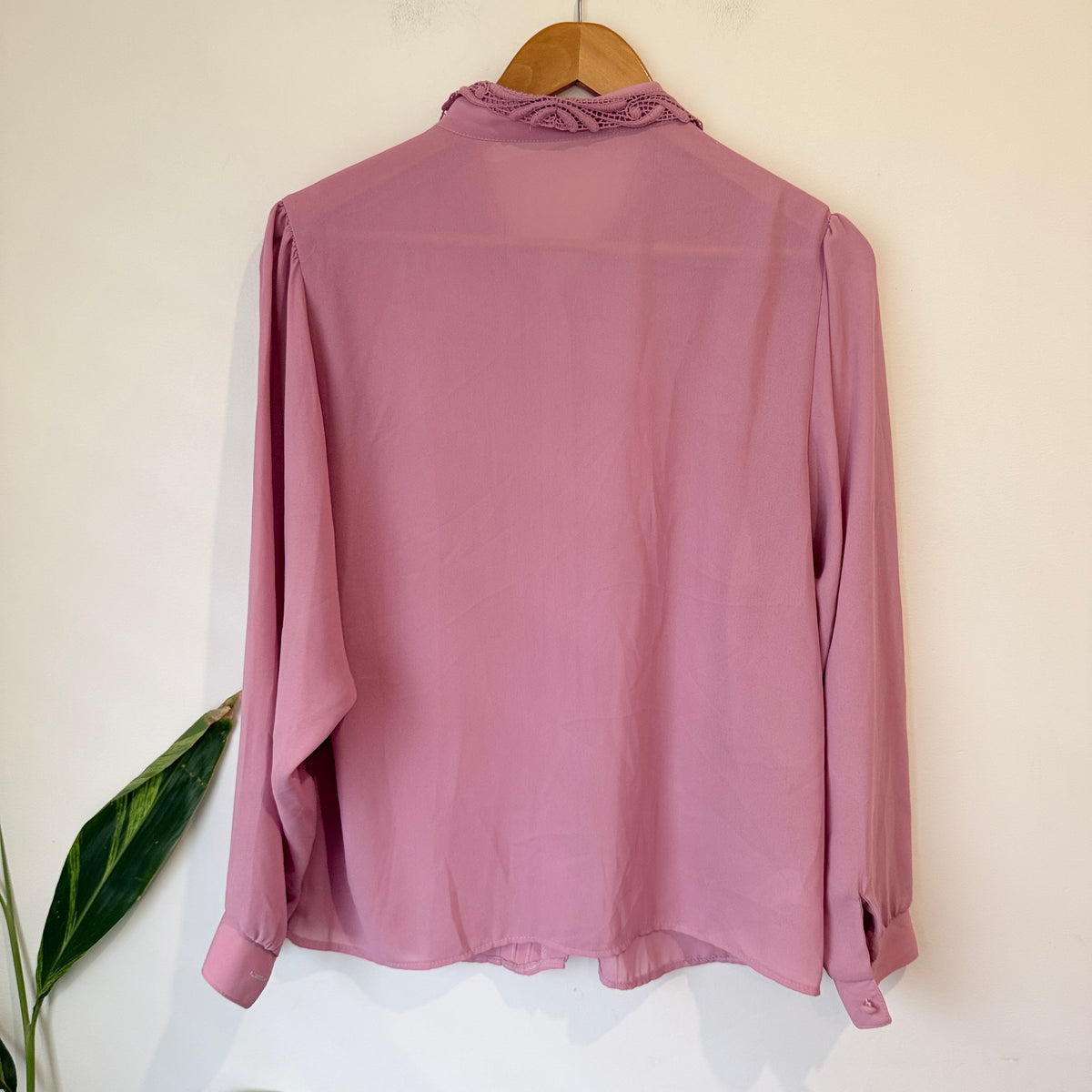 St Michael Dusty Pink Pintuck Blouse Size 16